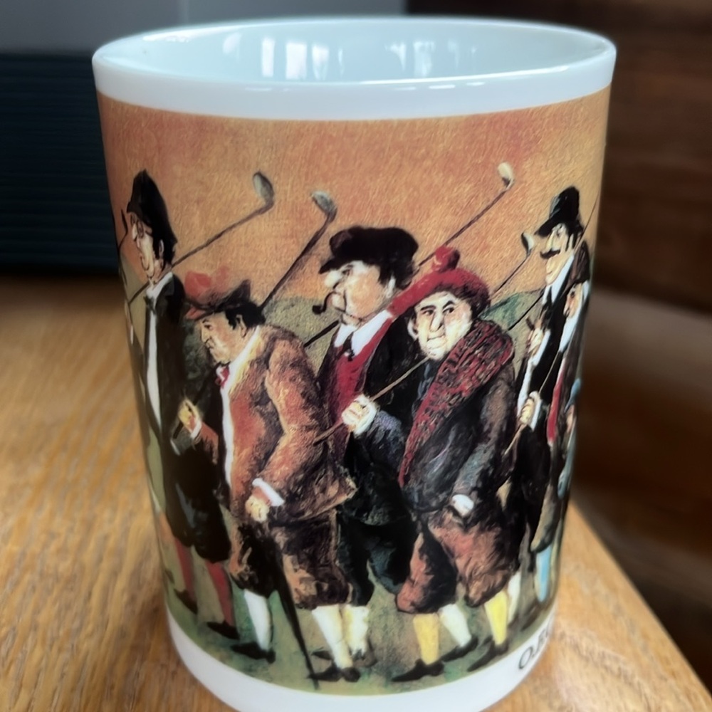 GUY BUFFET Golf Scene Mug - Picture 4 of 7